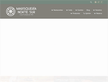 Tablet Screenshot of marisquerianortesur.com